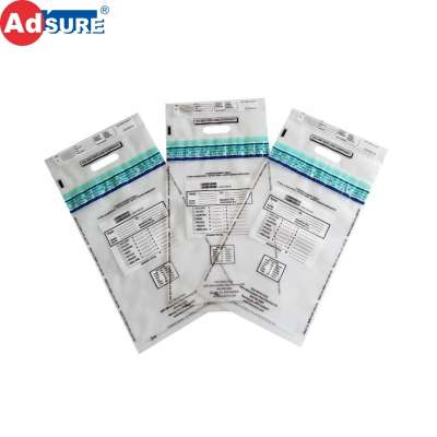 Custom High Quality Heavy Duty Coin Deposit Bags Pouch with Handle For Cash In Transit